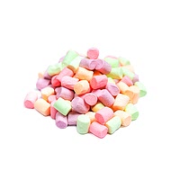 Colored mini marshmallows