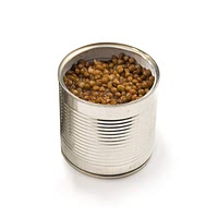 Canned brown lentils