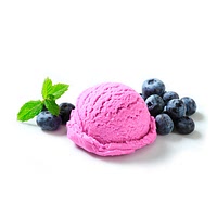 Blueberry ice cream