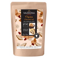 Valrhona milk chocolate chips baking bag