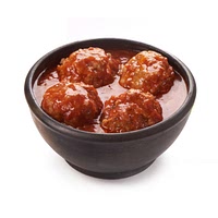 Tinned meatballs in tomato sauce