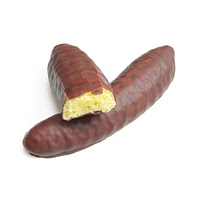 Chocolate coated banana