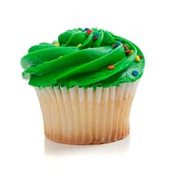 Green cupcake