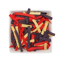 Tortilla strips-tri-color