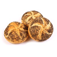 Kaiser roll with seeds