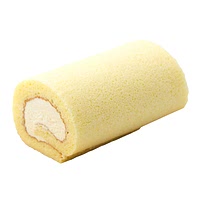 Vanilla cream log cake