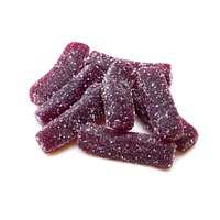 Purple chew candy