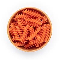 Red lentil fusilli pasta