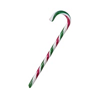 Green candy cane