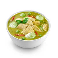 Green thai chicken soup