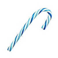 Blue candy canes