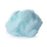 Blue cotton candy