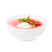 Strawberry soup