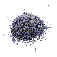 Dried lavender ground