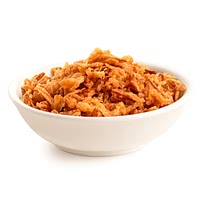 Crisp fried onions