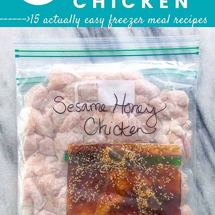 Make ahead freezer meals