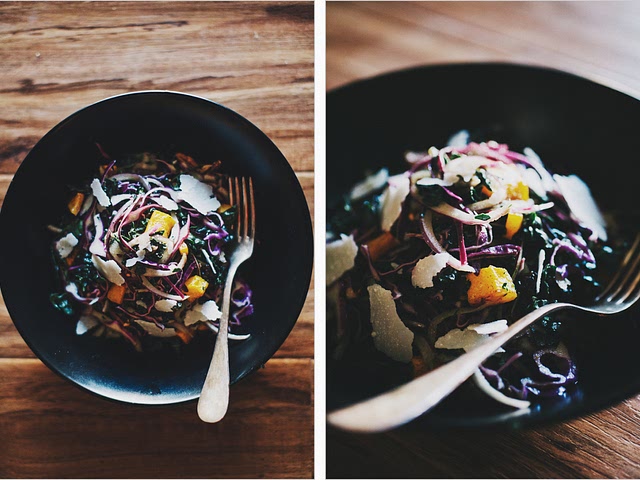 I love this salad, lots of fall thanksgiving flavors