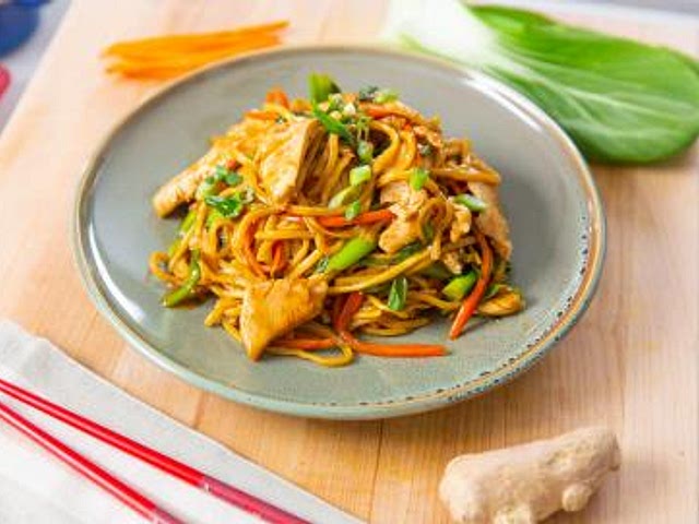 How do you make shrimp lo mein
