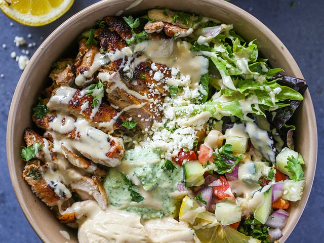 I'm loving anything shawarma right now. I made this recipe last night with halibut instead of chicken, and it was surprisingly good.