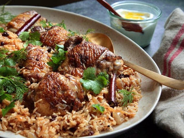 I adore this dish from Yotam Ottolenghi’s Jerusalem cookbook - it’s impressive but not hard! The hardest part may be making sure you have some of the spices (whole cardamom pods, cinnamon sticks… if you don’t know where to get labneh, green yogurt works great!) It does require a wide pan to cook in though. Any diet or equipment limitations?