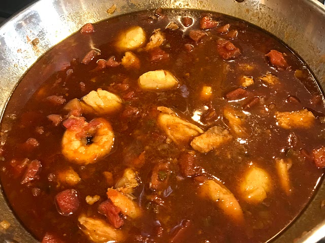 A firm white fish such as cod or halibut. If you like spicy taste try this one