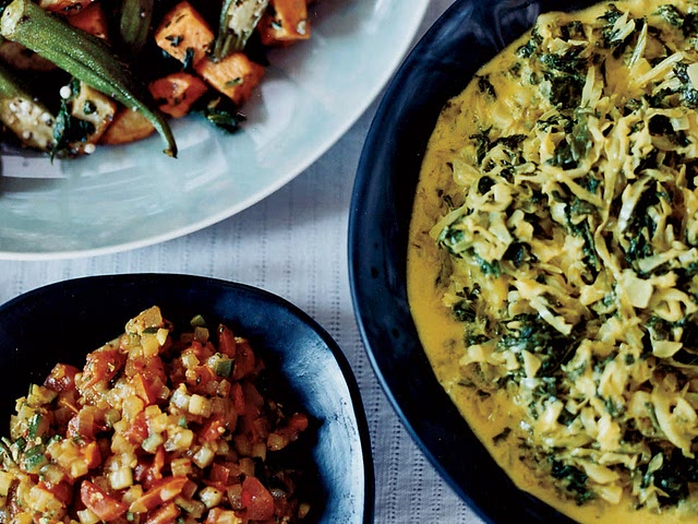 I love this one for thanksgiving - the ginger gives it a different kind of kick and kale and cabbage are a bit different from the usual spinach! Closer to traditional thanksgiving sides