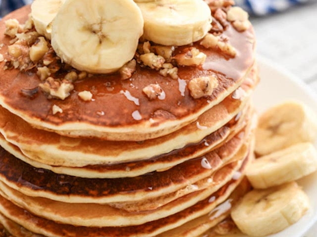 Banana oats pancakes