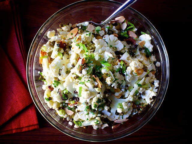I LOVE capers!! They are used often in Italian dishes, and I love this cauliflower recipe where Deb from smitten kitchen fries them to be crunchy and briny delights!