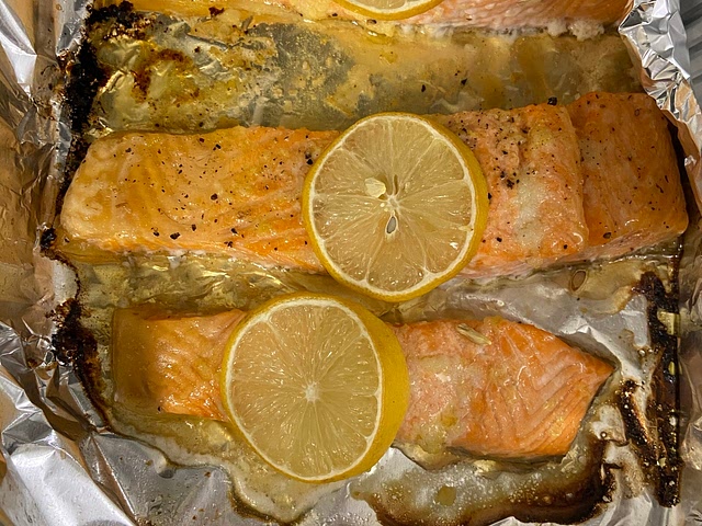 I love using lemon on fish- it makes it less fishy