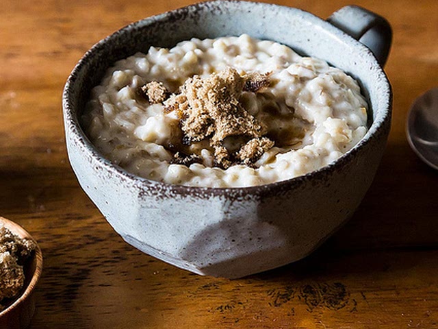 I make oatmeal with oat milk! Seems redundant but actually still super good. I love this recipe because you make it salty with the sea salt flakes but then balance it with maple syrup. Other breakfast things I do are more simple like avocado toast - sourdough bread with avocado, lemon, salt, and crushed pepper, or an almond butter toast with sea salt and maple syrup (and sometimes some chili flakes! I love sweet and spicy). Smoothies are also a good option (again I choose oat milk, but I’ve sometimes made my own hemp milk for extra protein!).