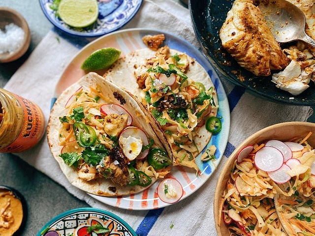 These are so fresh, like summer in a taco and a favourite of ours at Gran Luchito at the moment