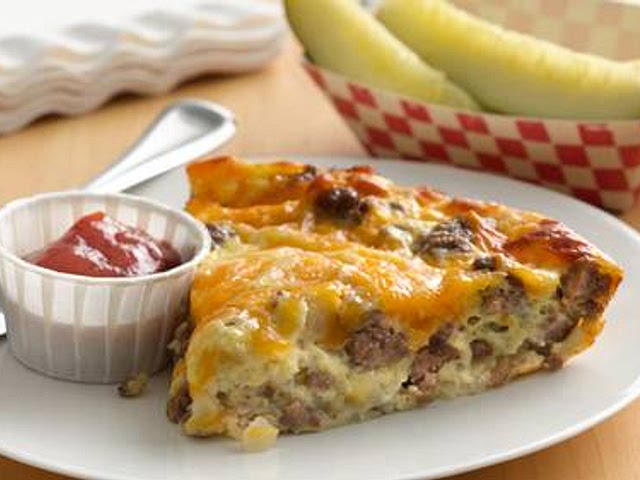 Measurements for cheeseburger pie