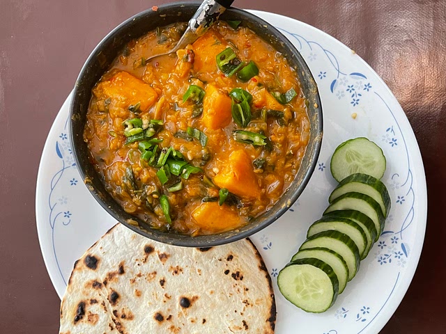 How much curry powder do we need for 3 servings for this dish? It’s missing from the ingredient list.
