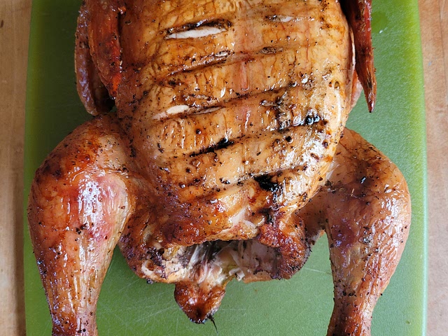 beer butt chicken in the smoker 🔥