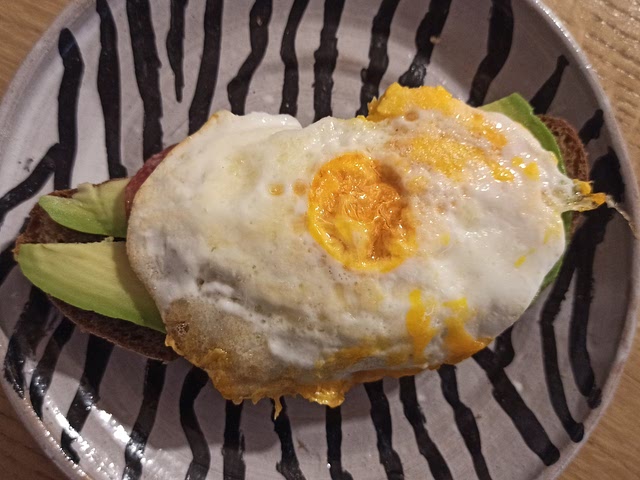 Nice! I love avocado toast for breakfast