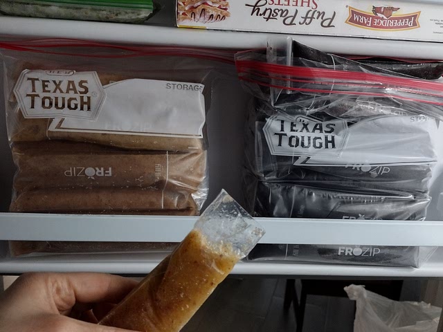 I make a large batch of the adrenal applesauce and heavy metal detox smoothie. I freeze them into small bags and eat as popsicles. 

I don't think this counteracts with healing because there's no citric acid like with most store bought applesauce.