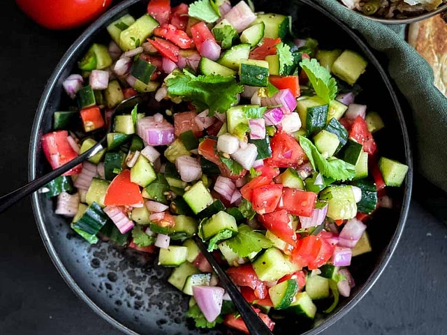Salad will be good for a Mexican meal.