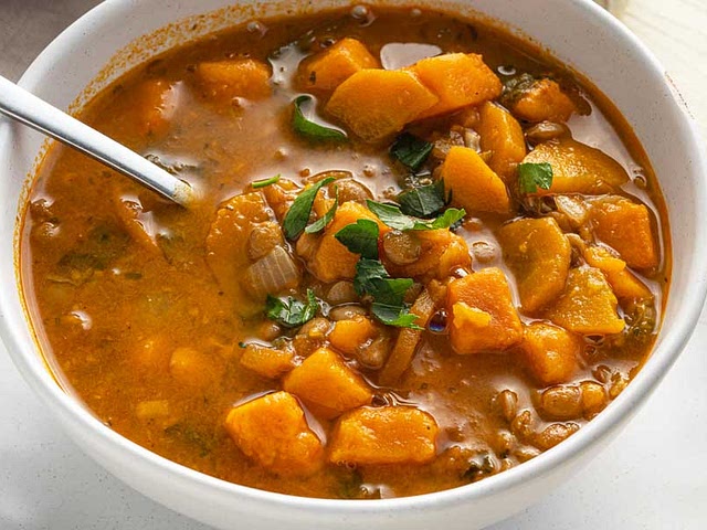 I absolutely love cooking with lentils. Here is one of my favorite Lentil soup recipes!