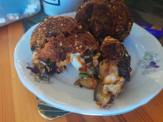 Eggplant Parmigiana Balls