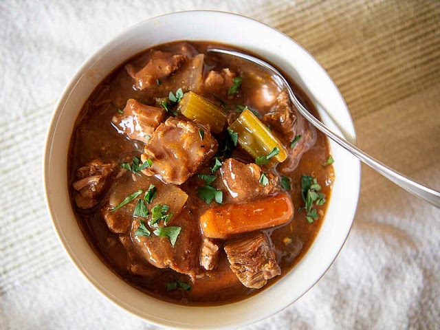 I was thinking more of a traditional English stew ,like Mum used to make with dumplings. Beef and also chicken stews