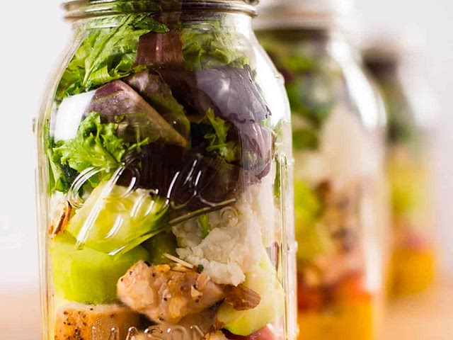 I used to prep them in jars and it would sit longer like this