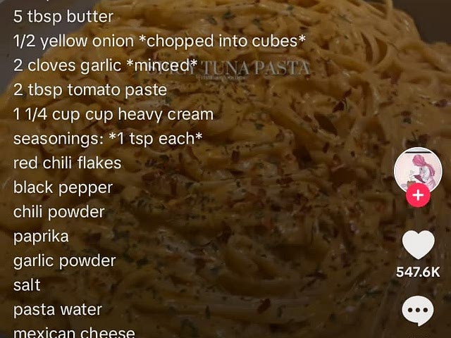 Try a tuna pasta recipe! You can adjust the ingredients to yours and his liking ofcours!