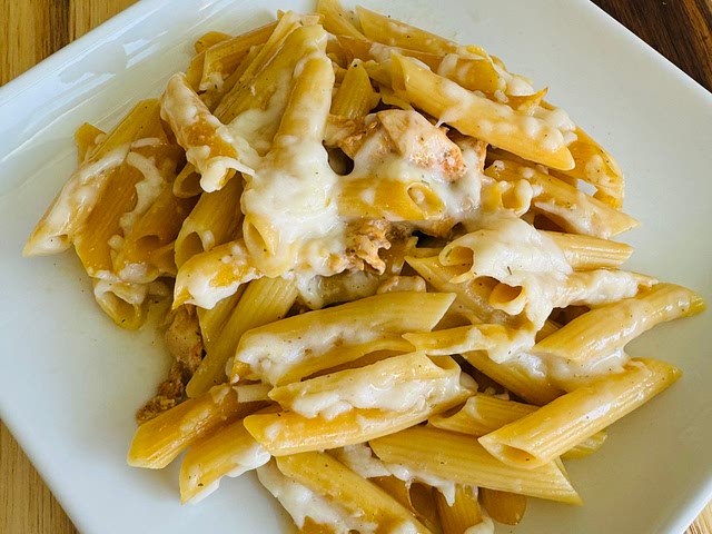 Baked Chicken Ranch Pasta
