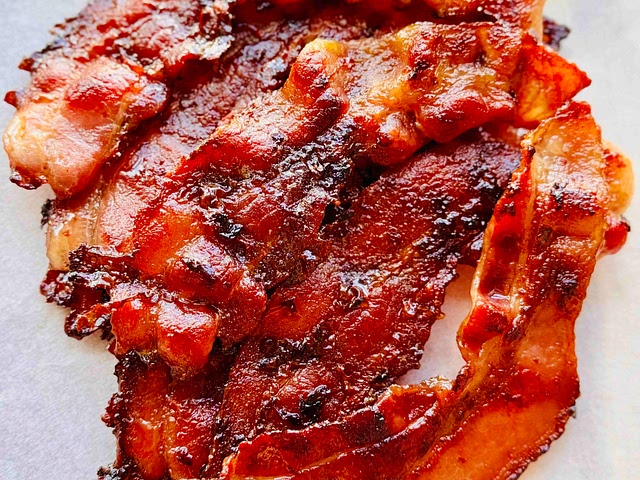 Caramelized spicy bacon?