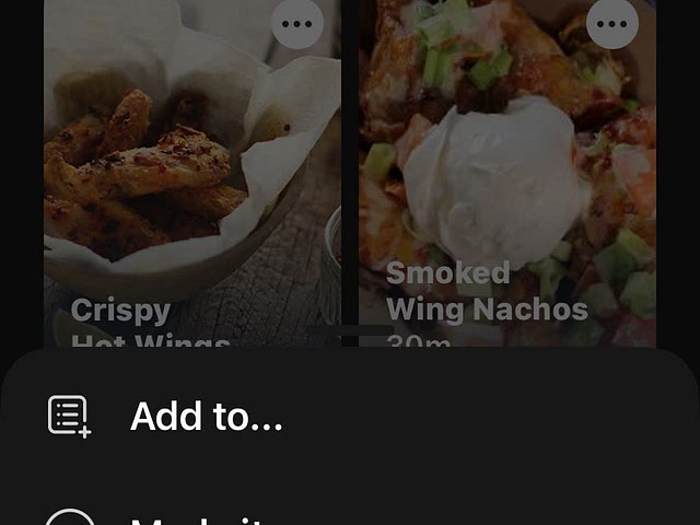 Use the 3 dots and then you’ll see these options