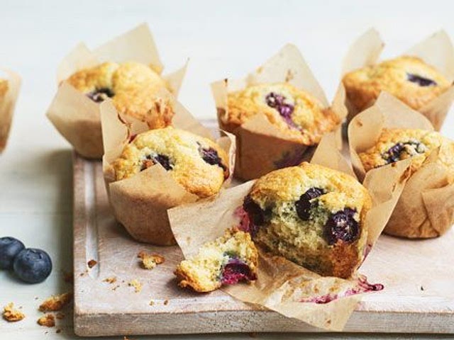I don't make them that often but this is my go-to recipe for Blueberry Muffins. It uses regular milk but you can substitute it with some none dairy. I hope you'll like them, Rebecca.