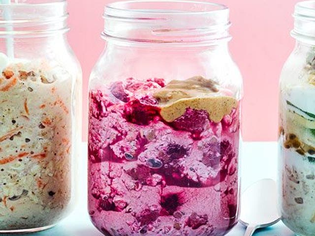 I love just plain cooked oats most of the time - warming and comforting on a cold brisk day. 

However I do make a lot overnight oats when I'm in the office. This is my fav for how quick and satisfying it is. 😋