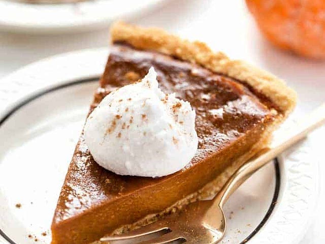 Yes and I think it tastes even better than regular crust pumpkin pie.  This one we tried and it was good :) 