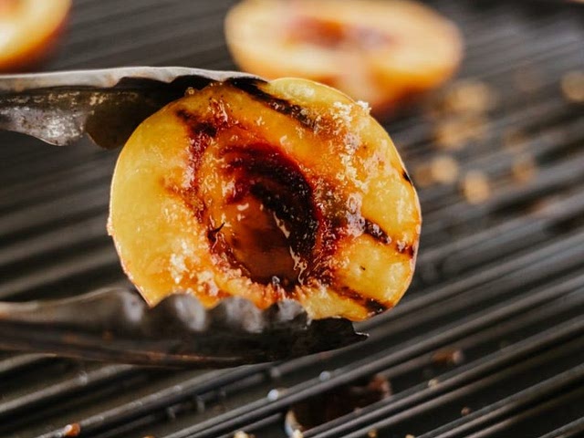 grilled peaches are the biggest hit among my families. Kids love it too!
