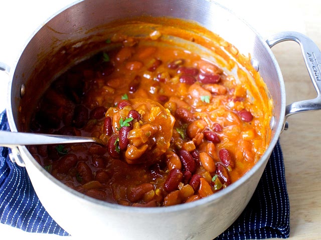 This other one is more of an adaptation but similar to another North Indian style curry - super quick and you can use canned beans!